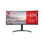 LG 34WP75CP-B computer monitor 86,4 cm (34") 3440 x 1440 Pixels Wide Quad HD LCD Zwart (34WP75CP-B.APD) thumbnail