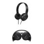 Panasonic RP-HF100E, Wired, 10 - 23000 Hz, Call/Music, 137 g, Headphones, Black (RP-HF100E-K) thumbnail