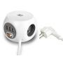 ACT Stekkerdoos cube met 3 stopcontacten, USB-A-poorten, 1,5m (België) thumbnail