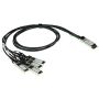 Skylane Optics 2 m SFP+ - SFP+ passieve DAC (Direct Attach Copper) Twinax kabel gecodeerd voor HP Procurve J9282B (DAPSSM02100G226) thumbnail