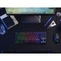 Trust GXT 833 Thado toetsenbord Gamen USB Nederlands Zwart, Zilver thumbnail