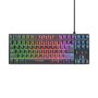 Trust GXT 833 Thado toetsenbord Gamen USB Nederlands Zwart, Zilver thumbnail