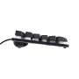 Trust GXT 833 Thado toetsenbord Gamen USB Nederlands Zwart, Zilver thumbnail