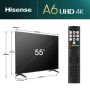 Hisense 55A6N 139,7 cm (55") 4K Ultra HD Smart TV Wifi Zwart 300 cd/m² thumbnail