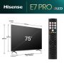 Hisense 55E77NQ PRO 139,7 cm (55") 4K Ultra HD Smart TV Wifi Zwart 450 cd/m² (55E77NQ PRO) thumbnail