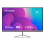 Viewsonic VX3276-4K-MHD-2 computer monitor 81,3 cm (32") 3840 x 2160 Pixels 4K Ultra HD LCD Zwart, Zilver (VX3276-4K-MHD-2) thumbnail