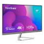 Viewsonic VX3276-4K-MHD-2 computer monitor 81,3 cm (32") 3840 x 2160 Pixels 4K Ultra HD LCD Zwart, Zilver (VX3276-4K-MHD-2) thumbnail