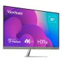 Viewsonic VX3276-4K-MHD-2 computer monitor 81,3 cm (32") 3840 x 2160 Pixels 4K Ultra HD LCD Zwart, Zilver (VX3276-4K-MHD-2) thumbnail