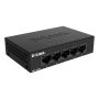 D-Link DGS-105GL/E netwerk-switch Unmanaged Gigabit Ethernet (10/100/1000) Zwart (DGS-105GL) thumbnail