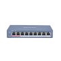 Hikvision DS-3E0109P-E(C) 8-Poorts Fast Ethernet PoE Switch (DS-3E0109P-E(C)) thumbnail