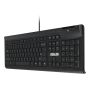 ASUS Smart Card Keyboard KU100 toetsenbord Thuis/Werk USB Zwart (90XB05E0-BKB010) thumbnail
