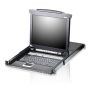 ATEN CL5708N rack console 48,3 cm (19") Zwart 1U (CL5708N-ATA-2XK06FG) thumbnail