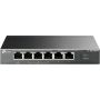 TP-Link TL-SG1006PP netwerk-switch Unmanaged Gigabit Ethernet (10/100/1000) Power over Ethernet (PoE) Grijs (SG1006PP) thumbnail