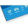 iiyama ProLite XB2797QSNP-W1 27" IPS LCD computer monitor 68,6 cm (27") 2560 x 1440 Pixels Quad HD Wit (XB2797QSNP-W1) thumbnail