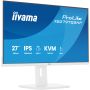 iiyama ProLite XB2797QSNP-W1 27" IPS LCD computer monitor 68,6 cm (27") 2560 x 1440 Pixels Quad HD Wit (XB2797QSNP-W1) thumbnail