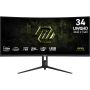 MSI MAG 342CQRF E20 computer monitor 86,4 cm (34") 3440 x 1440 Pixels UltraWide Quad HD LCD Zwart (9S6-3DB64H-089) thumbnail