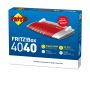 FRITZ! Box 4040 draadloze router Gigabit Ethernet Dual-band (2.4 GHz / 5 GHz) Rood, Zilver (20002763) thumbnail