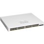 Cisco CBS220-48T Smart 48-Port Gigabit Switch met 4x SFP+ (CBS220-48T-4XUK-RF) thumbnail