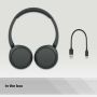 Sony WH-CH520 Headset Draadloos Hoofdband Oproepen/muziek USB Type-C Bluetooth Zwart (WHCH520B.CE7) thumbnail