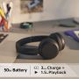Sony WH-CH520 Headset Draadloos Hoofdband Oproepen/muziek USB Type-C Bluetooth Zwart (WHCH520B.CE7) thumbnail