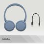 Sony WH-CH520 Headset Draadloos Hoofdband Oproepen/muziek USB Type-C Bluetooth Blauw (WHCH520L.CE7) thumbnail