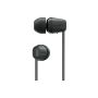 Sony WI-C100 Headset Draadloos In-ear Oproepen/muziek Bluetooth Zwart (WIC100B.CE7) thumbnail