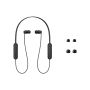 Sony WI-C100 Headset Draadloos In-ear Oproepen/muziek Bluetooth Zwart (WIC100B.CE7) thumbnail