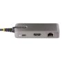 StarTech.com USB-C Multiport Adapter, 4K 60Hz HDMI, HDR - 2-Port 5Gbps USB 3.0 Hub, 100W Power Delivery Pass-Through, GbE, USB Type C Mini Docking Station, Windows/macOS/ChromeOS (103B-USBC-MULTIPORT) thumbnail