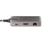 StarTech.com USB-C Multiport Adapter, 4K 60Hz HDMI, HDR - 2-Port 5Gbps USB 3.0 Hub, 100W Power Delivery Pass-Through, GbE, USB Type C Mini Docking Station, Windows/macOS/ChromeOS (103B-USBC-MULTIPORT) thumbnail