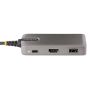 StarTech.com USB-C Multiport Adapter, 4K 60Hz HDMI w/HDR, 3-Port USB Hub, 100W Power Delivery Pass-Through, USB Type C Mini Docking Station, Windows/macOS/ChromeOS/iPadOS/Android (104B-USBC-MULTIPORT) thumbnail