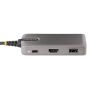 StarTech.com USB-C Multiport Adapter, 4K 60Hz HDMI w/HDR, 3-Port USB Hub, 100W Power Delivery Pass-Through, USB Type C Mini Docking Station, Windows/macOS/ChromeOS/iPadOS/Android (104B-USBC-MULTIPORT) thumbnail