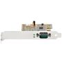 StarTech.com 1 Port PCI Express RS232 Seriële Kaart, PCIe RS232 Serial Host Controller Kaart, PCIe naar Serial DB9 Adapter Kaart, 16C1050 UART, Standaard of Low Profile, COM Retentie, Windows & Linux (11050-PC-SERIAL-CARD) thumbnail