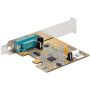 StarTech.com 1 Port PCI Express RS232 Seriële Kaart, PCIe RS232 Serial Host Controller Kaart, PCIe naar Serial DB9 Adapter Kaart, 16C1050 UART, Standaard of Low Profile, COM Retentie, Windows & Linux (11050-PC-SERIAL-CARD) thumbnail