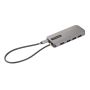 StarTech.com USB C Multiport Adapter, 4K 60Hz HDMI Video, 3 Port 5Gbps USB-A Hub, 100W USB Power Delivery Pass-Through, GbE, SD/MicroSD, 30cm Kabel, Travel Dock, Laptop Docking Station (115B-USBC-MULTIPORT) thumbnail
