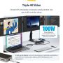 StarTech.com USB-C Triple Monitor Docking Station - HDMI/DP Triple 4k USB-C Dock - 5x USB Hub - GbE - 100W PD - Universeel Multi Monitor Docking Station - Thunderbolt 3/4 Compatibel (116E-USBC-DOCK) thumbnail