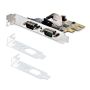 StarTech.com 2-Port PCI Express Seriële Interface Kaart, Dual Port PCIe naar RS232 (DB9) Seriële Kaart, 16C1050 UART, Low/Full Profile Beugels, COM Retentie, Voor Windows/Linux (21050-PC-SERIAL-LP) thumbnail