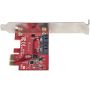 StarTech.com SATA PCIe Kaart, 2 Port PCIe SATA Uitbreidingskaart, 6Gbps, Full/Low Profile, PCI Express naar SATA Adapter/Controller, ASM1061 Non-Raid, PCIe naar SATA Converter (2P6G-PCIE-SATA-CARD) thumbnail