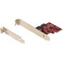 StarTech.com SATA PCIe Kaart - 2 Port PCIe SATA Uitbreidingskaart - 6Gbps - Full/Low Profile - PCI Express naar SATA Adapter/Controller - ASM1062R SATA RAID - PCIe naar SATA Converter (2P6GR-PCIE-SATA-CARD) thumbnail