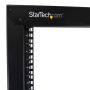 StarTech.com 42U 2-Post Open Frame Server Rack, 19in Mobiel IT Rack met 300kg Draagkracht, Vrijstaand Netwerk Rack (2POSTRACK42) thumbnail