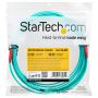 StarTech.com 5m LC/UPC naar LC/UPC OM4 Multimode Glasvezel Netwerkkabel, 50/125µm LOMMF/VCSEL Zipcord Fiber, 100G Netwerken, Low Insertion Loss, LSZH Fiber Patch Kabel (450FBLCLC5) thumbnail