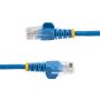 StarTech.com Cat5e Ethernet netwerkkabel met snagless RJ45 connectors UTP kabel 10m blauw (45PAT10MBL) thumbnail