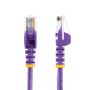StarTech.com Cat5e Ethernet netwerkkabel met snagless RJ45 connectors UTP kabel 10m paars (45PAT10MPL) thumbnail
