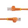 StarTech.com Cat5e Ethernet netwerkkabel met snagless RJ45 connectors UTP kabel 0,5m oranje (45PAT50CMOR) thumbnail