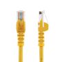 StarTech.com Cat5e Ethernet netwerkkabel met snagless RJ45 connectors UTP kabel 0,5m geel (45PAT50CMYL) thumbnail
