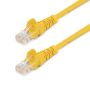 StarTech.com Cat5e Ethernet netwerkkabel met snagless RJ45 connectors UTP kabel 0,5m geel (45PAT50CMYL) thumbnail