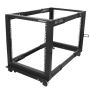 StarTech.com 12U 4-Post Server Rack, 19in Open Frame Rack met 101cm Montagediepte en 544kg Draagkracht, Mobiel of Vrijstaand IT Rack (4POSTRACK12U) thumbnail