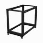StarTech.com 4-Post 15U Mobiel Open Frame Server Rack, 19" Patchkast met Wielen en 4 Stijlen, Open Serverkast met Verstelbare Diepte voor Computer / AV / Netwerk Apparatuur - Wielen, Stelvoeten of Vloermontage (4POSTRACK15U) thumbnail