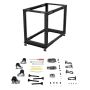 StarTech.com 15U 4-Post Server Rack, 19in Open Frame Rack met 101cm Montagediepte en 544kg Draagkracht, Mobiel of Vrijstaand IT Rack (4POSTRACK15U) thumbnail