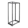 StarTech.com 4-Post 42U Mobiel Open Frame Server Rack, 19" Patchkast met Wielen en 4 Stijlen, Open Serverkast met Verstelbare Diepte voor Computer / AV / Netwerk Apparatuur - Wielen, Stelvoeten of Vloermontage (4POSTRACK42) thumbnail
