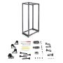 StarTech.com 4-Post 42U Mobiel Open Frame Server Rack, 19" Patchkast met Wielen en 4 Stijlen, Open Serverkast met Verstelbare Diepte voor Computer / AV / Netwerk Apparatuur - Wielen, Stelvoeten of Vloermontage (4POSTRACK42) thumbnail